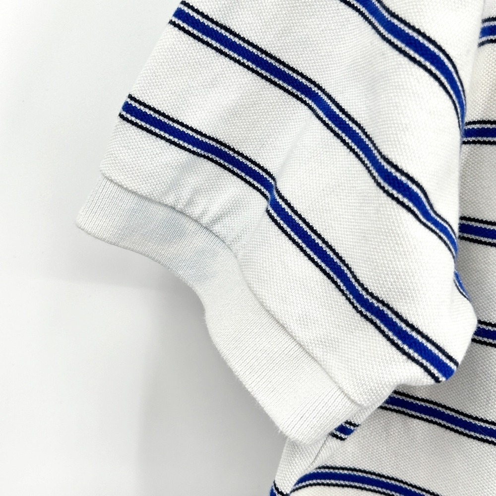 Polo Ralph Lauren Polo Shirt Mens Classic Preppy Golf Striped Logo Blue Large - Picture 7 of 8